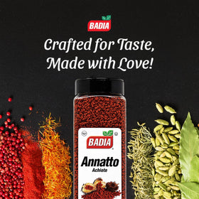 Badia achiote oil demonstrates ideal marinades and flavor for grilled meats.