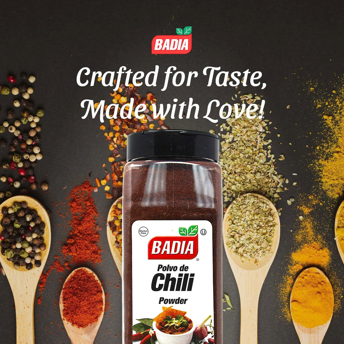 Badia chili powder dry rub demonstrates forming a flavorful crust on proteins.
