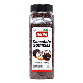 Badia chocolate sprinkles on cupcakes for a festive finish