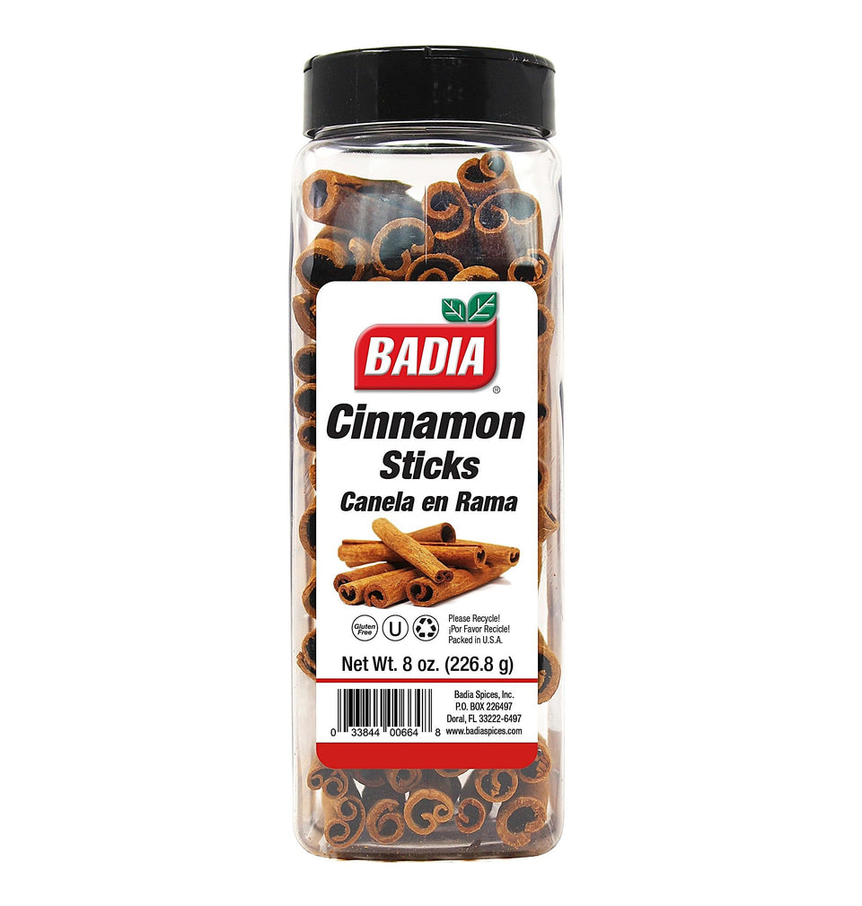 Badia cinnamon sticks 8 oz bundle for warm desserts and spiced beverages.