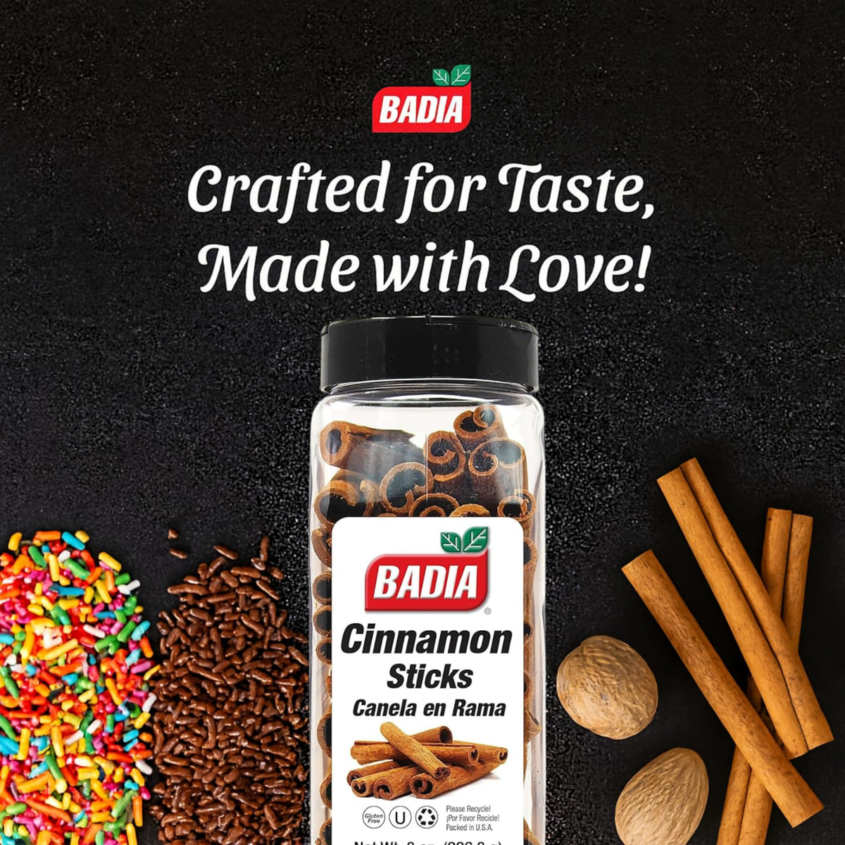 Badia cinnamon sticks steeping tea for aromatic, comforting hot drinks.