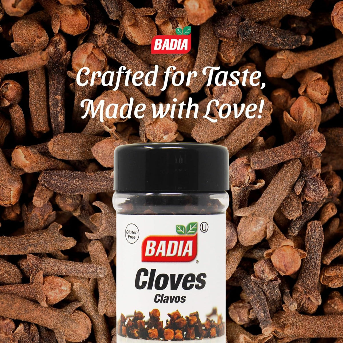 Badia whole cloves in a kitchen setup perfect for baking and chutneys