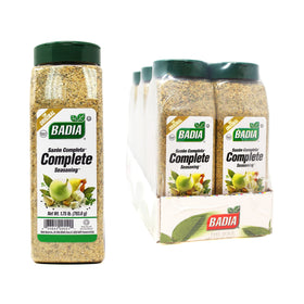 Badia Complete Seasoning jar front view for versatile flavor enhancement