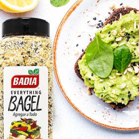 Everything bagel seasoning on avocado toast adds zing and color.