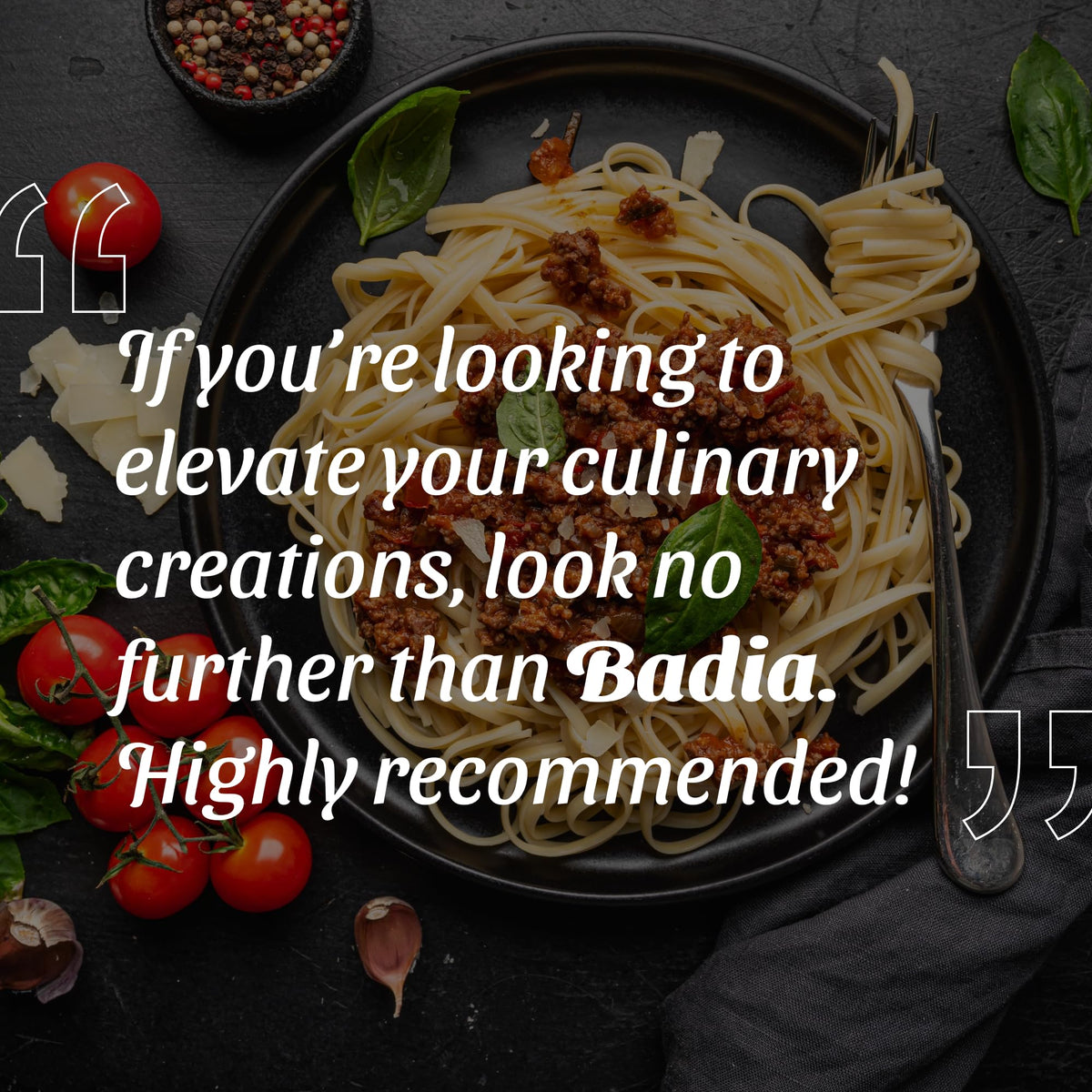 Badia garlic minced cooking ideas collage suggesting quick flavor boosts.