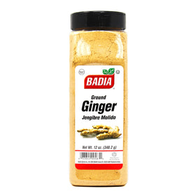 Badia ground ginger powder jar delivers fresh, aromatic warmth for baking