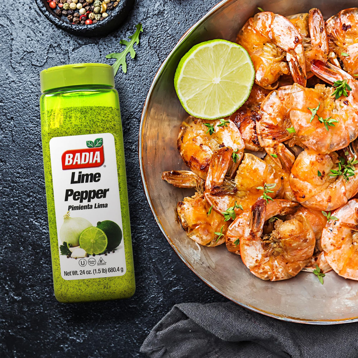 Badia Lime Pepper on chicken for a citrus-kissed flavor