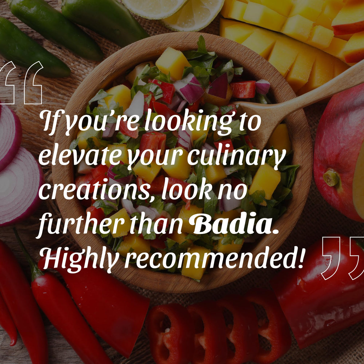Badia Mango Pepper Seasoning in dressing or sauces for vibrant flavor.