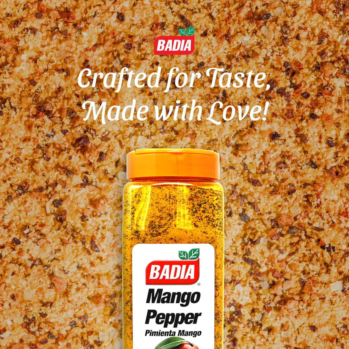Badia Mango Pepper Seasoning enhances seafood with sweet-spicy balance.