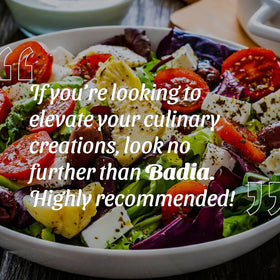 Badia Minced Onion used in marinades and dressings for flavor boost.
