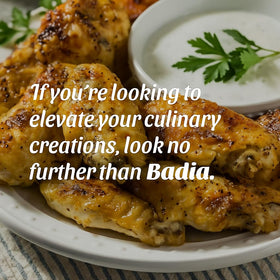Badia Mojo Criollo Marinade marinated-chicken image shows juicy, flavorful results before cooking