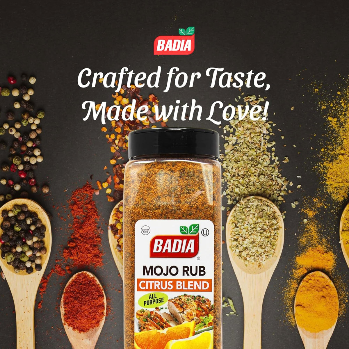 Badia Mojo Citrus Blend on the grill creating a smoky citrus finish.