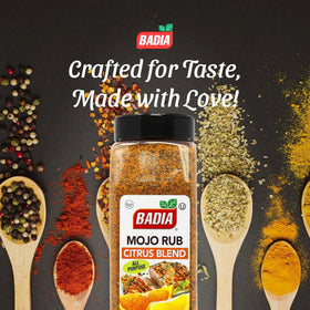 Badia Mojo Citrus Blend on the grill creating a smoky citrus finish.