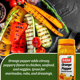 Badia Orange Pepper Seasoning sprinkle-chicken showing a quick flavor boost for weeknight meals.