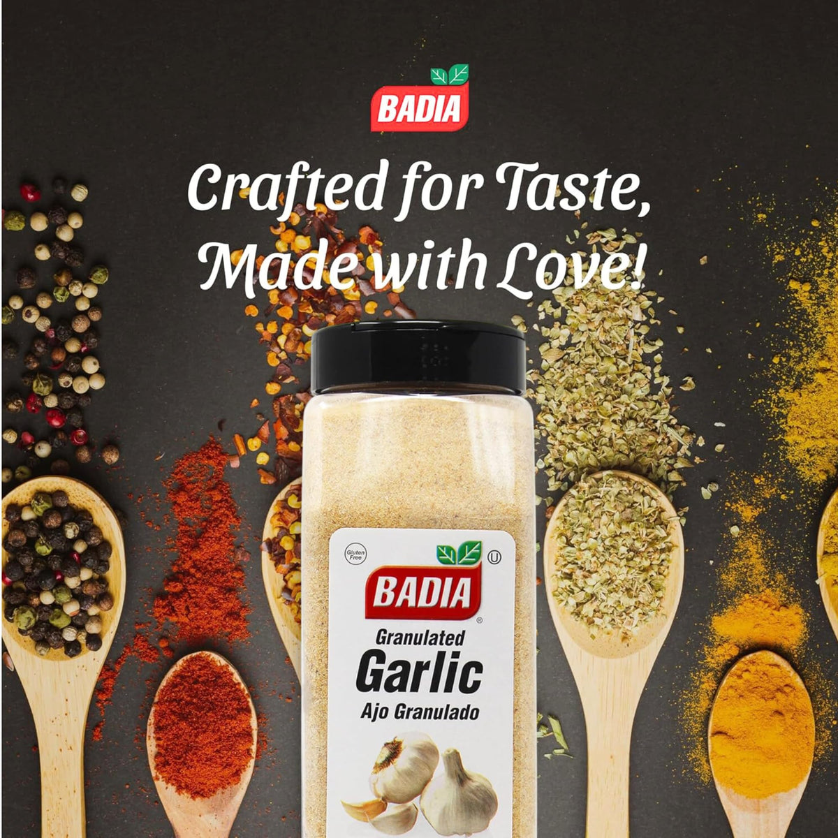 Badia spices on kitchen shelf ready for cooking