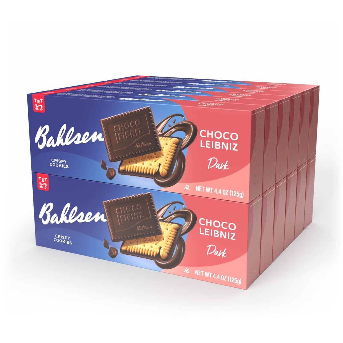 Bahlsen Choco Leibniz Dark Cookies pack, ideal with coffee