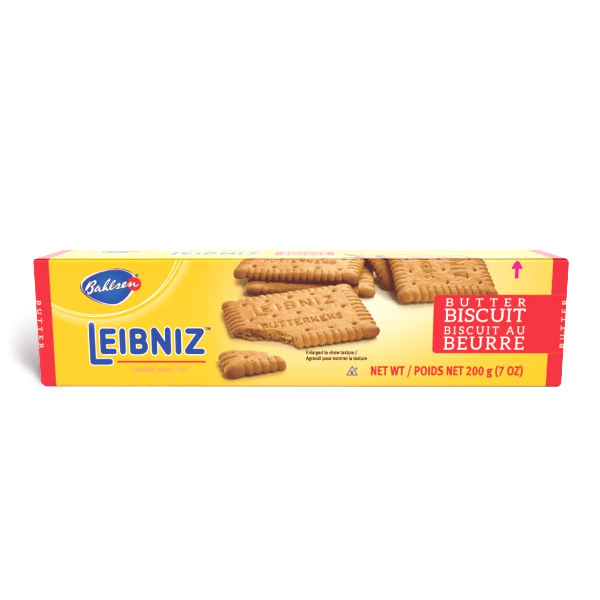 Bahlsen Leibniz butter cookies three-box pack, ideal for sharing.
