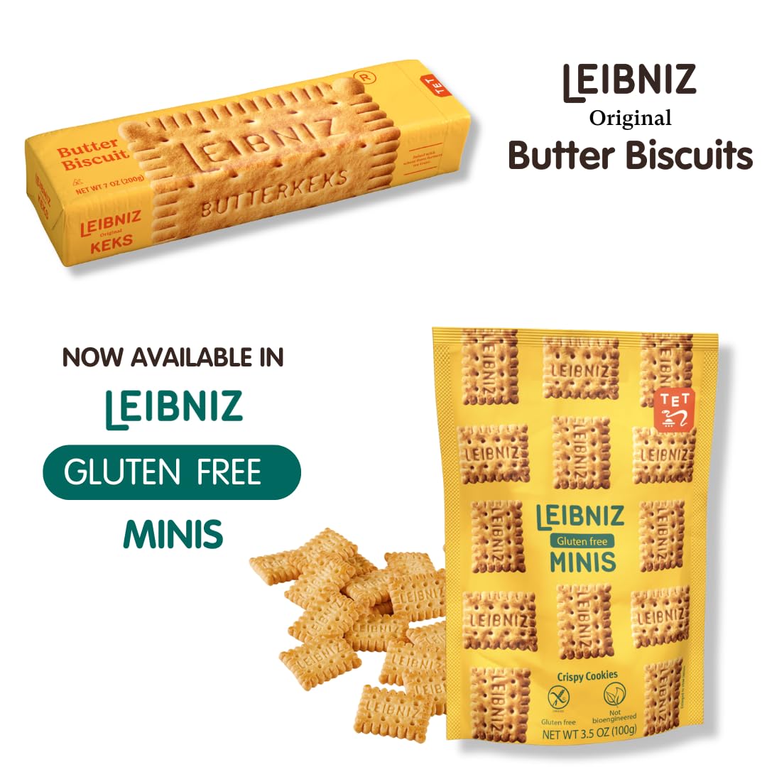 Bahlsen Leibniz butter biscuits enjoyed with tea for a refined pause.