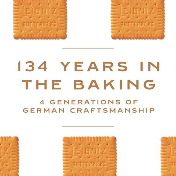 Three-box Bahlsen Leibniz butter biscuits set ready for gifting.