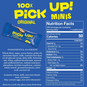 Bahlsen PiCK UP! Minis Original individually wrapped for freshness and on-the-go snacking.