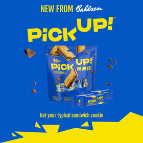 Bahlsen PiCK UP! Minis Original cookies ideal for lunchboxes and travel.