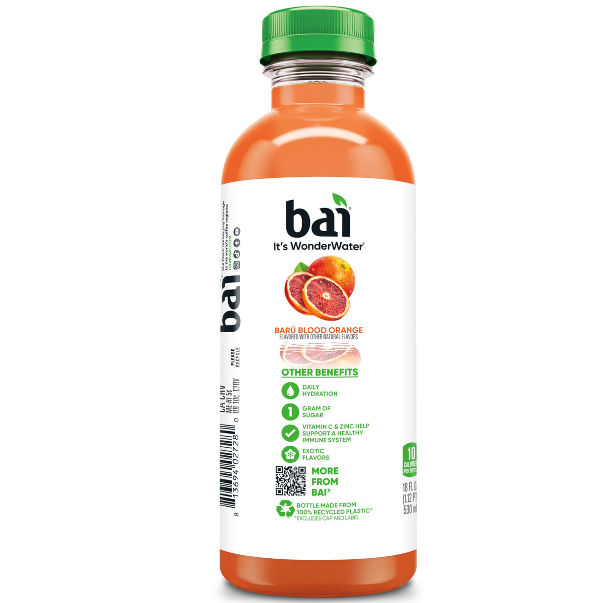 Bai Baru Blood Orange splash—bright color and crisp finish.