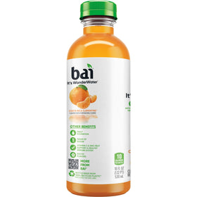 Bai Costa Rica Clementine glass with ice captures refreshing, citrusy aroma.