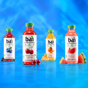 Bai Kula Watermelon ingredients panel showcases electrolytes and vitamin blend.