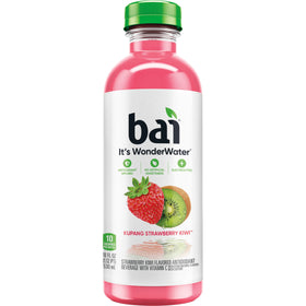 Vitamin C and zinc icons on Bai Kupang Strawberry Kiwi