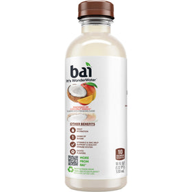 Bai Madagascar Coconut Mango ingredient panel shows Vitamin C