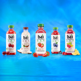 Bai Molokai Coconut label emphasizes Stevia-sweetened flavor