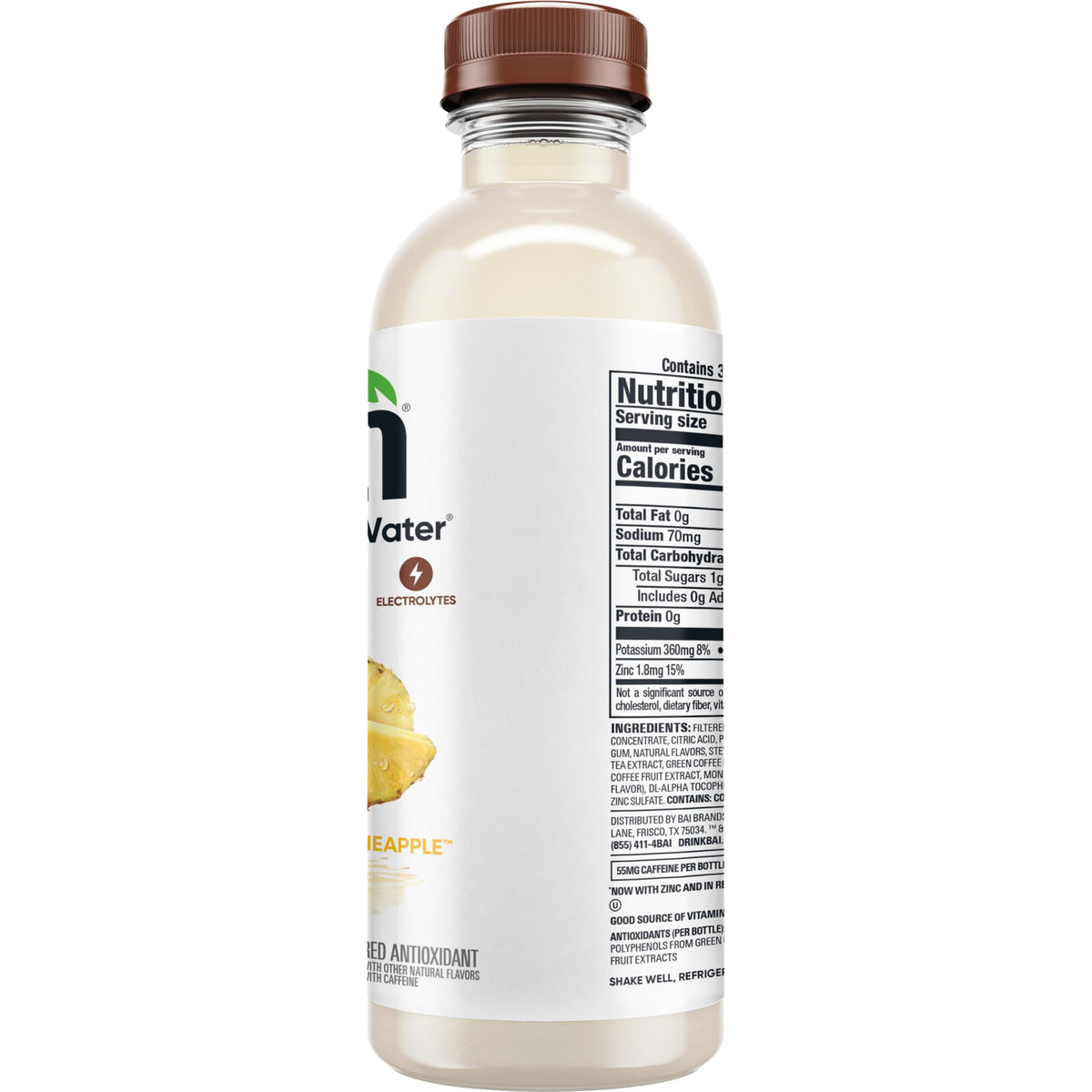 12-pack Bai Puna Coconut Pineapple display for everyday refreshment.