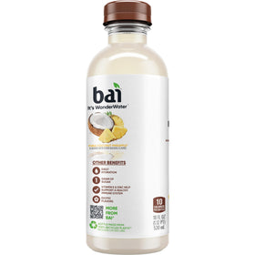 Compact 18oz Bai Puna Pineapple bottle ideal for workouts.