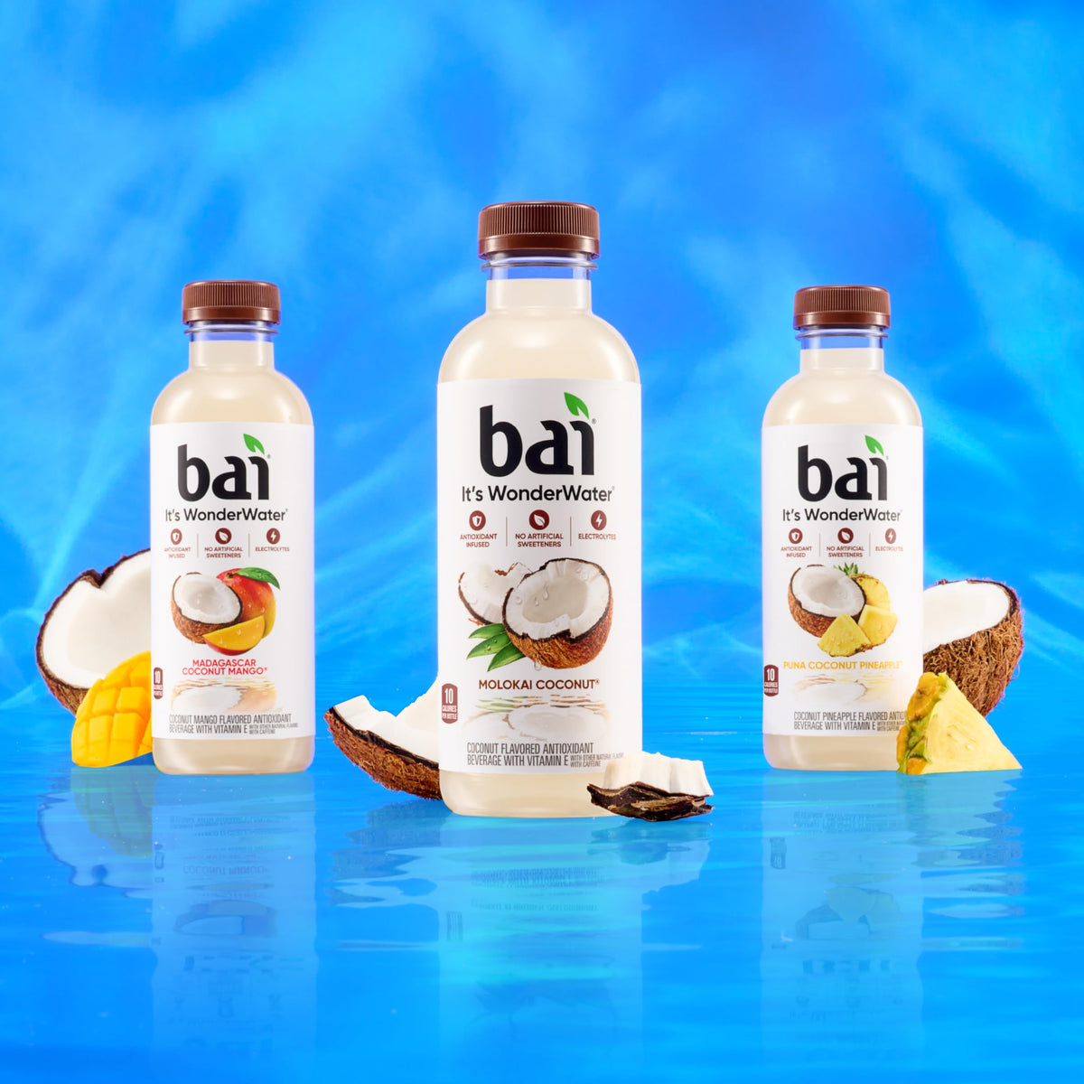Stevia-sweetened Bai Puna Pineapple for low-sugar refreshment.