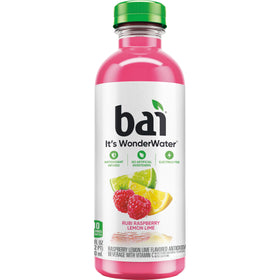 Cap detail of Bai bottle demonstrates a secure seal for travel.