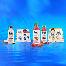 Bai Simbu Strawberry stevia leaf hints at natural sweetness.