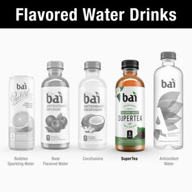 Bai Socorro Sweet label close-up highlighting gluten-free and kosher options.
