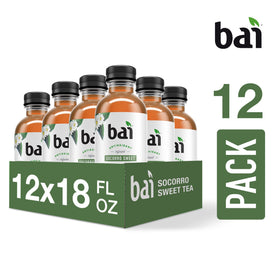Bai Socorro Sweet 12-pack display emphasizing convenience for travel.