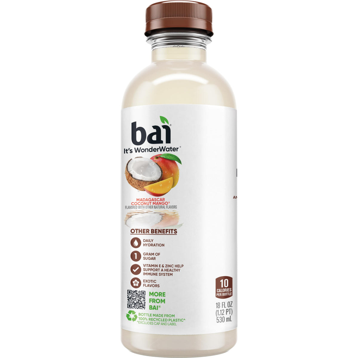 Bai vitamin C and zinc graphic underscores potential everyday nutrient pairing.