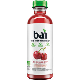 Bai Zambia Bing Cherry serving idea for a quick break with friends