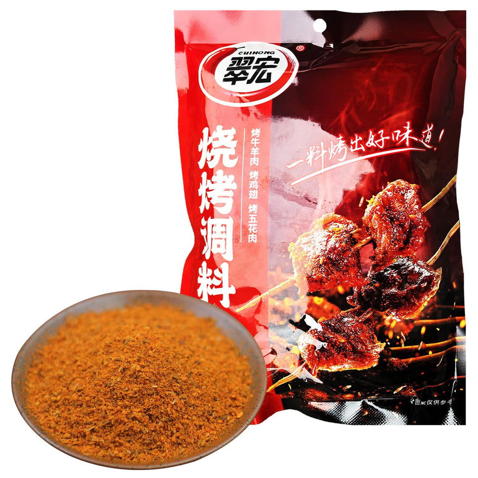 BAILINHOU Chinese BBQ powder in original imported Sichuan packaging for premium grilling
