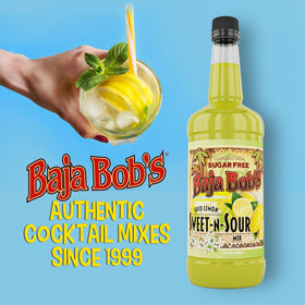 Baja Bob's ingredients arrangement for quick, versatile mixers