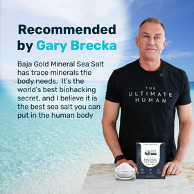 Authentic Baja harvest salt crystals ideal for meat crusts and pickling.