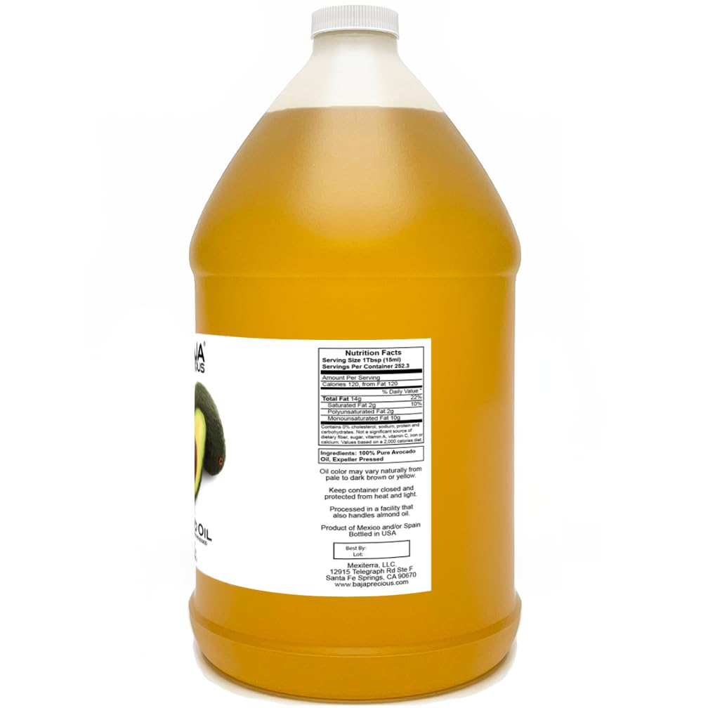 Baja Precious Avocado Oil hexane-free bottle emphasizes purity for sautéing and skincare prep