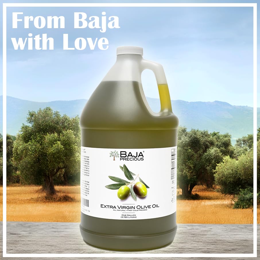 Baja Precious EVOO cap with heavy-duty seal preserves freshness.