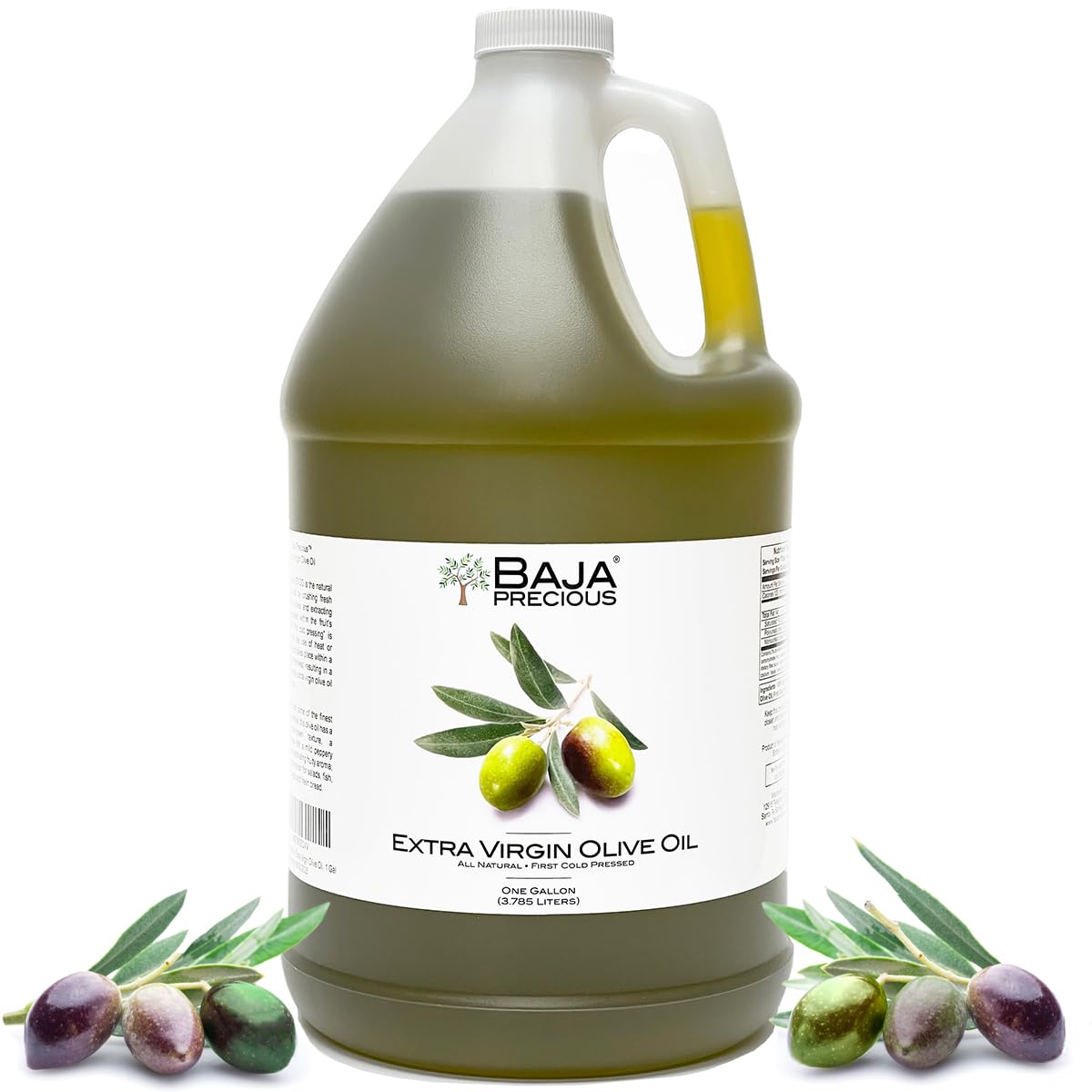 Baja Precious EVOO bottle pour for dressings and sautéing.