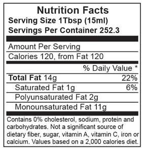 Baja Precious oil label shows non-GMO, pure sunflower oil.