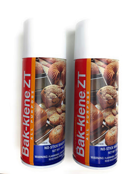 Bak-klene ZT release spray can demonstrates superior release for baked goods.