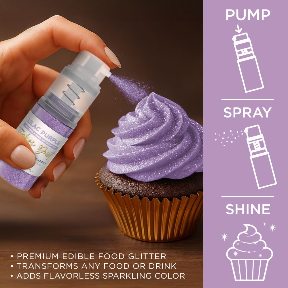 Bakell Lilac Purple Tinker Dust for desserts and party treats.