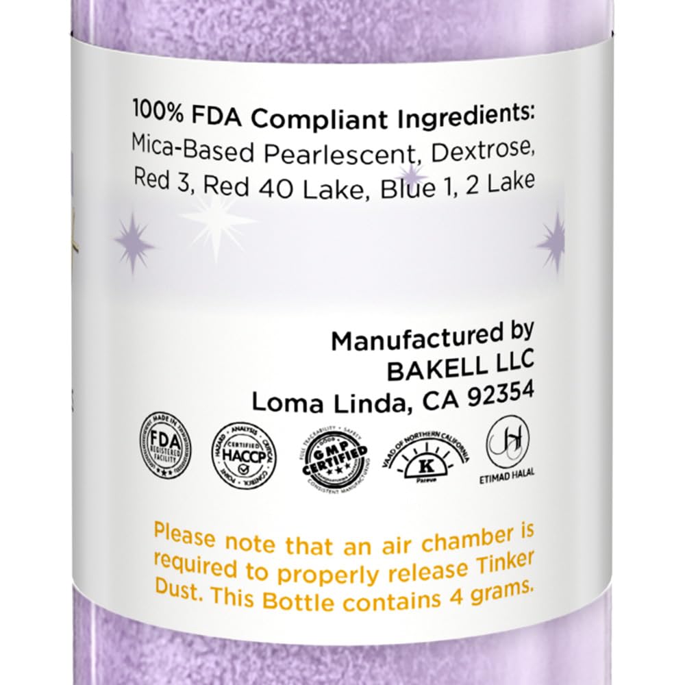 Bakell Lilac Purple Tinker Dust mini spray offers precise application.
